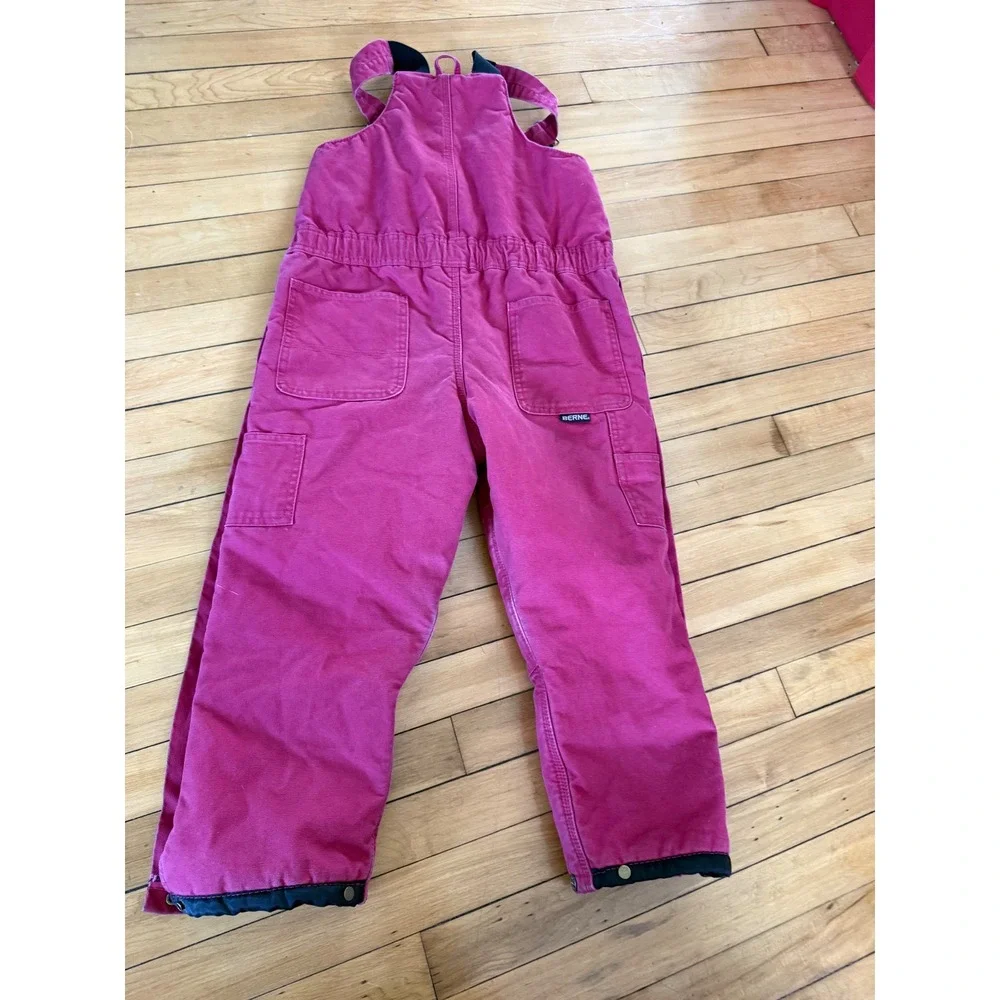 Berne Insulated Overalls Bibs Coveralls Toddler Girls Pink